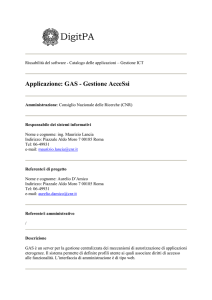 CNR GAS Gestione Accessi