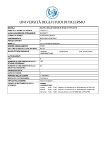 scuola scuola delle scienze di base e applicate anno accademico