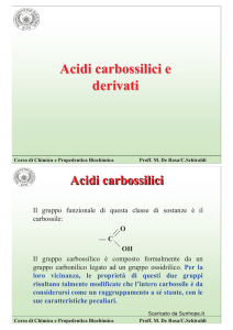 Acidi carbossilici