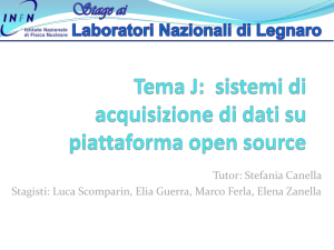 Stage J Sistemi di acquisizione dati - INFN-LNL