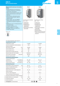 SERIE 70 Relè di controllo tensione E