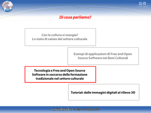 Giulio Bigliardi - Open Source e Beni Culturali