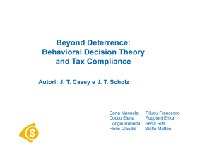 Beyond Deterrence: Behavioral Decision Theory