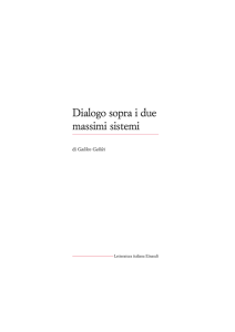 Dialogo sopra i due massimi sistemi