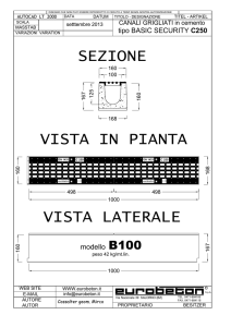 SEZIONE VISTA LATERALE VISTA IN PIANTA