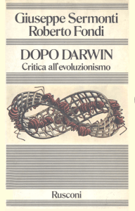 dopo darwin - Centro Culturale San Giorgio
