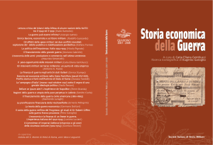 Storia economica della Guerra - Società Italiana di Storia Militare