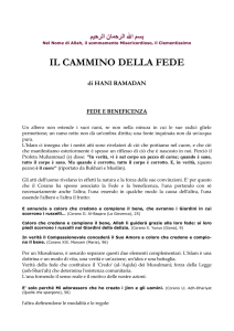 Il cammino della fede