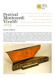 Venezia e l`Oriente - Venetian Centre for Baroque Music