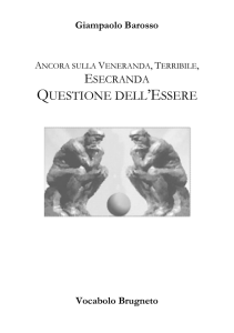 QUESTIONE DELL`ESSERE