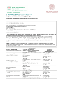 U.O. GENETICA MEDICA (direttore Prof. M. Seri)