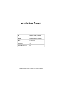 Architettura Energy - Istituto Superiore Mario Boella