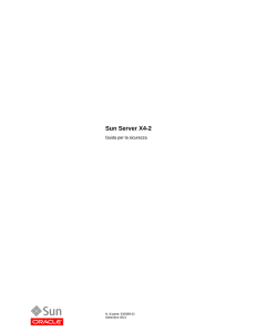 Sun Server X4-2 - Guida per la sicurezza