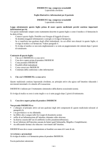 IMODIUM 2 mg compresse orosolubili Loperamide cloridrato Foglio