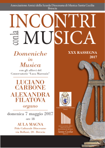 con la MUSICA - Santa Cecilia Brescia
