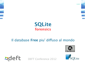SQLite - DEFT Linux