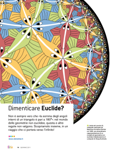 Dimenticare euclide?