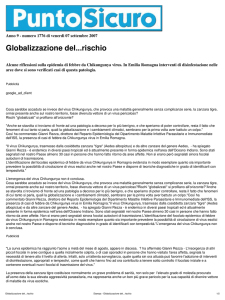 Stampa - Globalizzazione del...rischio