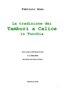 Tamburi a Calice - Atelier di Musica di Biella
