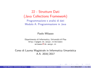 =1=22 - Strutture Dati (Java Collections Framework