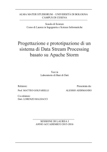 Progettazione e prototipazione di un sistema di Data Stream