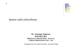 Ipotesi sulla schizofrenia