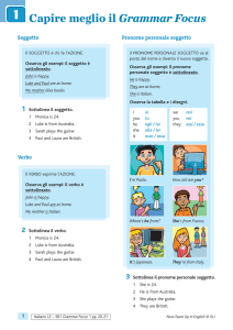 Grammar Focus 1-12 - La Spiga Edizioni