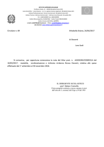 Circolare n.69 - Istituto Superiore AECLANUM