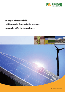 Energie rinnovabili Utilizzare la forza della natura in modo efficiente