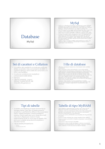 Database MySql - Alberto Ferrari