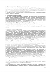 3. Affissione comunicati - diffusione stampa sindacale 4. Trattenute