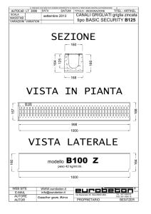 SEZIONE VISTA LATERALE VISTA IN PIANTA