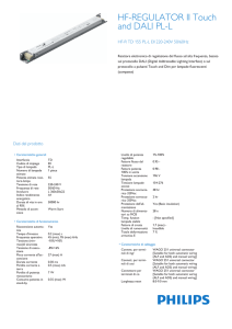 Product Leaflet: Reattore elettronico di regolazione del flusso ad alta