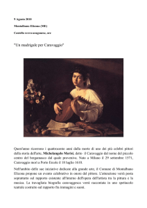 Un madrigale per Caravaggio, 9 agosto__per il sito__2