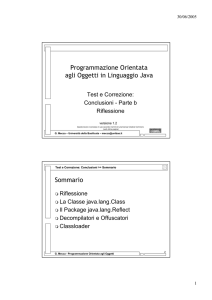 Programmazione Orientata agli Oggetti in Linguaggio Java