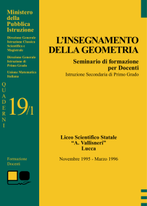 l`insegnamento della geometria - UMI-CIIM