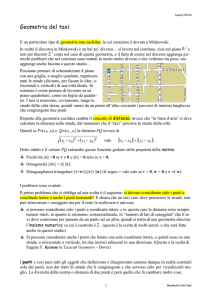 geometria taxi