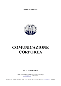 comunicazione corporea