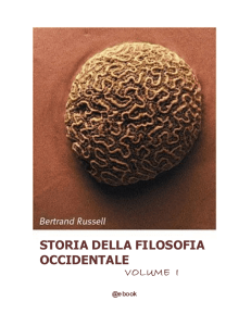 Bertrand Russell - Storia della filosofia occidentale Vol-I