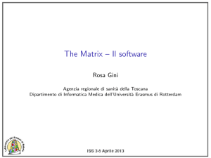 The Matrix – Il software