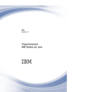 IBM Toolbox per Java