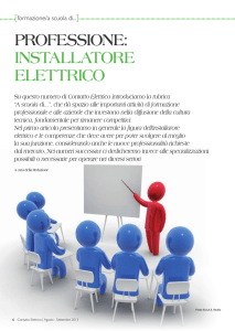 Professione: installatore elettrico