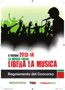 LIBERA LA MUSICA - Magazzini Sonori