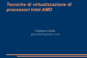 Tecniche di virtualizzazione di processori Intel-AMD