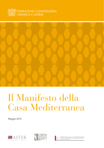 Il Manifesto della Casa Mediterranea
