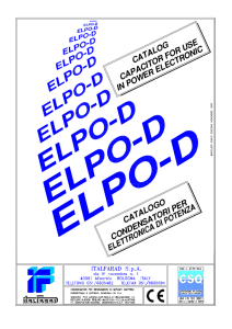 catalogo condensatori per in power electronic capacitor