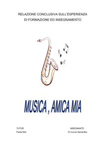 Musica, amica - Direzione Didattica di Vignola