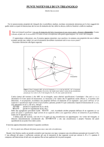 punti notevoli di un triangolo