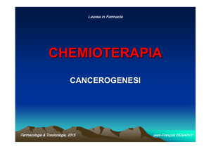 chemioterapia - Dipartimento di Farmacia