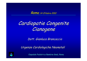 Cardiopatie Congenite Cianogene